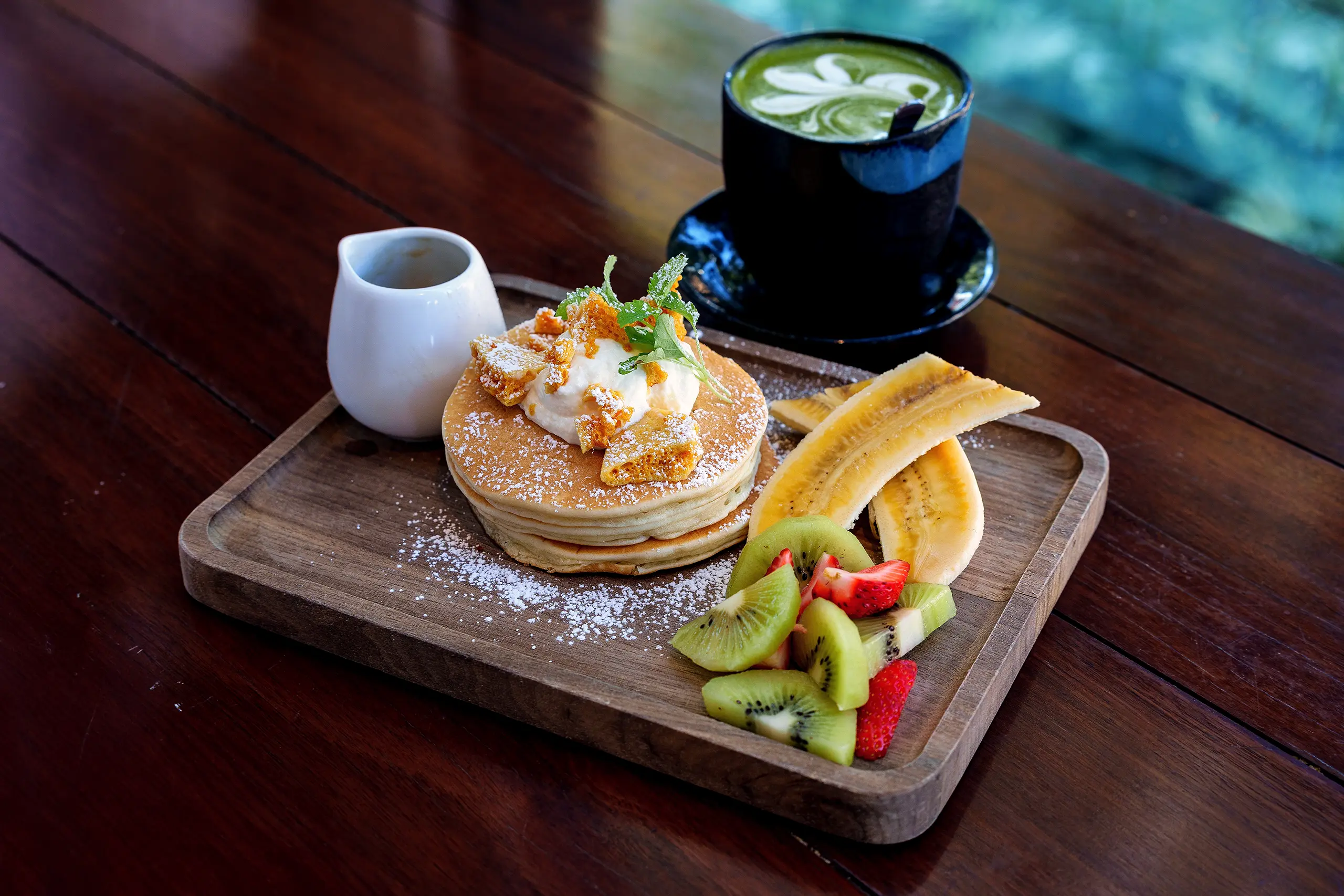 Cuppa Flower Pancakes