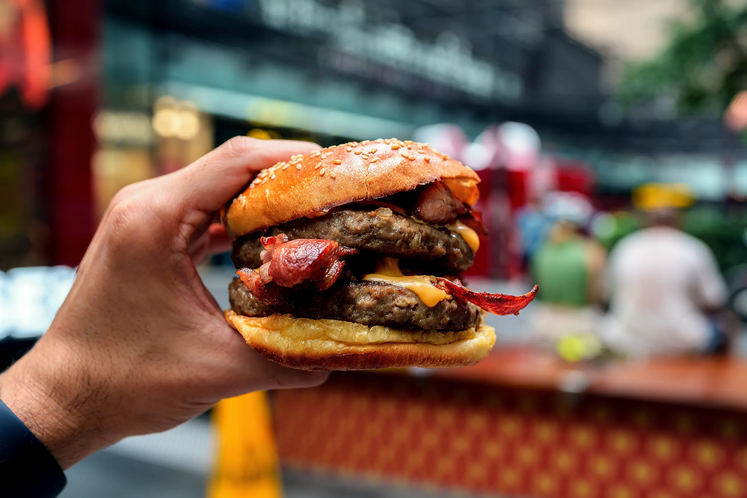 Brooklyn Bridge Deli Burger